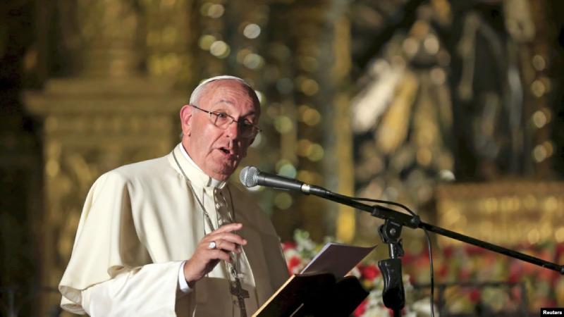 El papa Francisco afirma que "Cuba es un símbolo" El papa Francisco