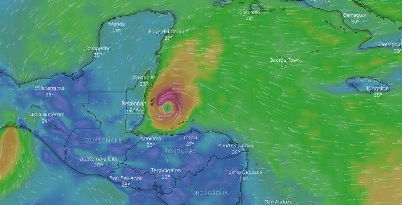 Lisa se convierte en huracán y se dirige a Belice, Guatemala en alerta tormenta tropical Lisa