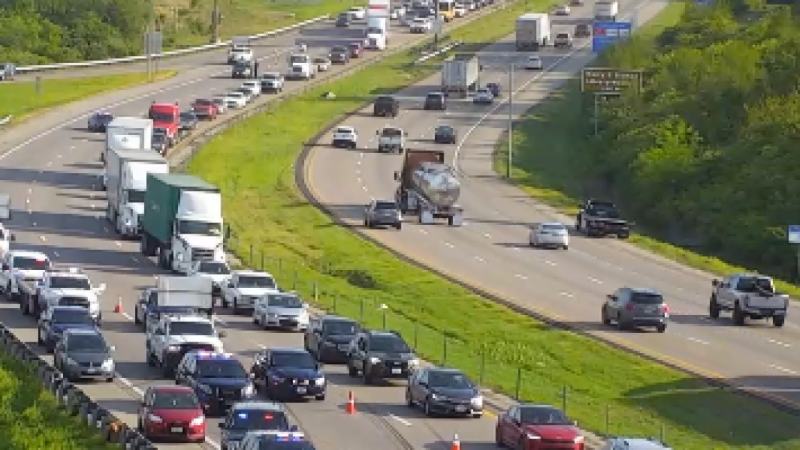 Accidente de tránsito deja varios heridos en la I-435 Accidente de tránsito deja varios heridos en la I-435