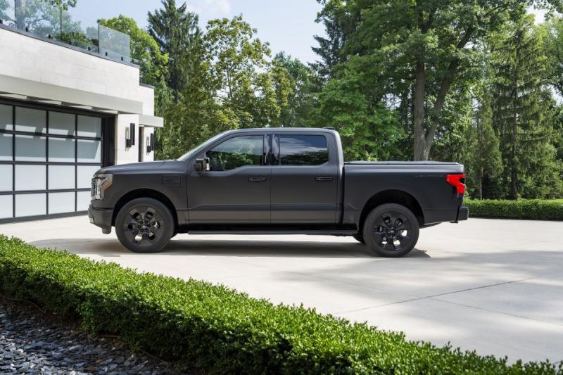La nueva F-150 Lightning Platinum Black