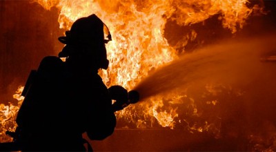incendio en un apartamento en Clinton