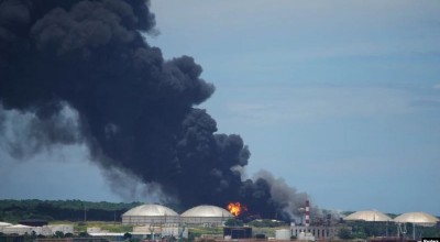 incendio en Cuba