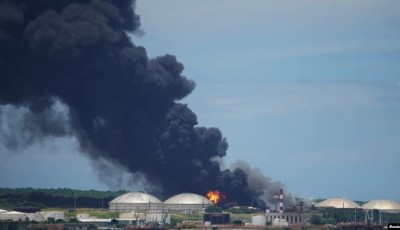 incendio en Cuba