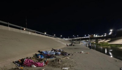 migrantes que llegan a El Paso