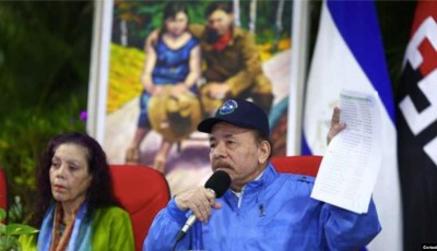 Ortega tras liberar a presos políticos