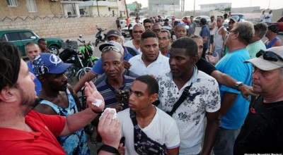 Protesta en oriente de Cuba
