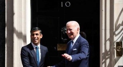 Biden se reúne con el primer ministro Sunak y el rey Carlos