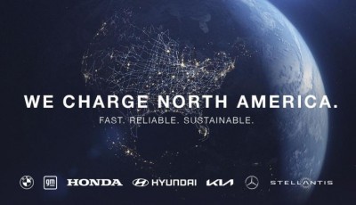 red de carga de alta potencia en América del Norte