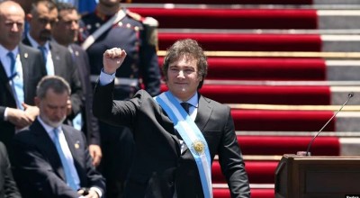 Javier Milei toma posesión como presidente de Argentina