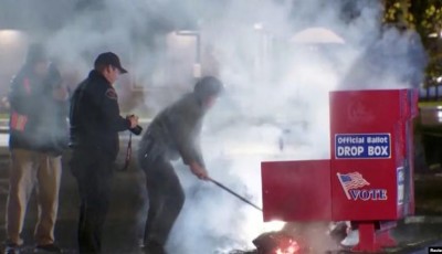 Urnas electorales bajo ataque en EEUU