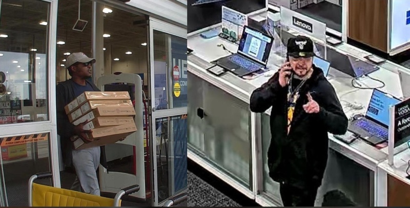 Dos hombres buscados por robo de laptops en tienda de Overland Park